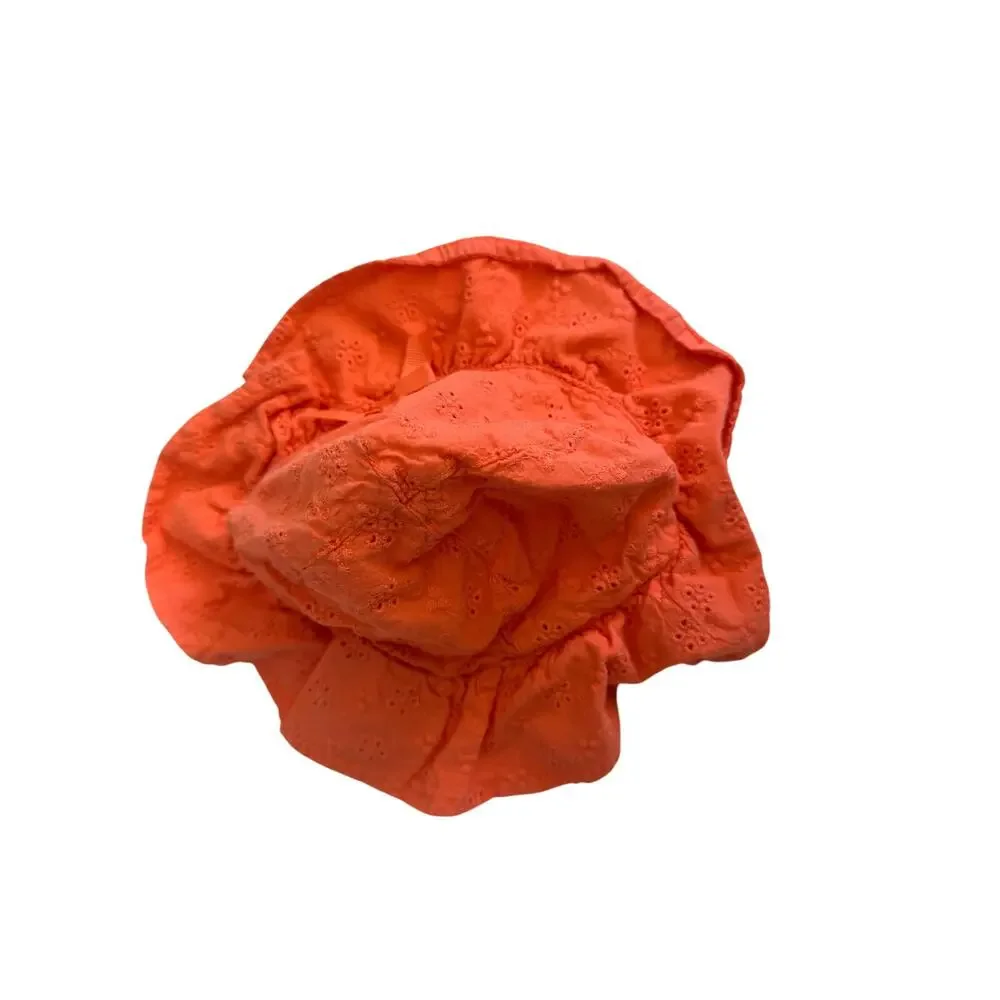 Carter's Orange Eyelet Sun Hat for Baby (3-9 Months)
